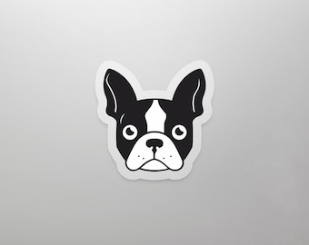 Boston Terrier Svg, Clipart, Png, Head, Cut Files For Circuit, Silhouette, Animals Silhouette