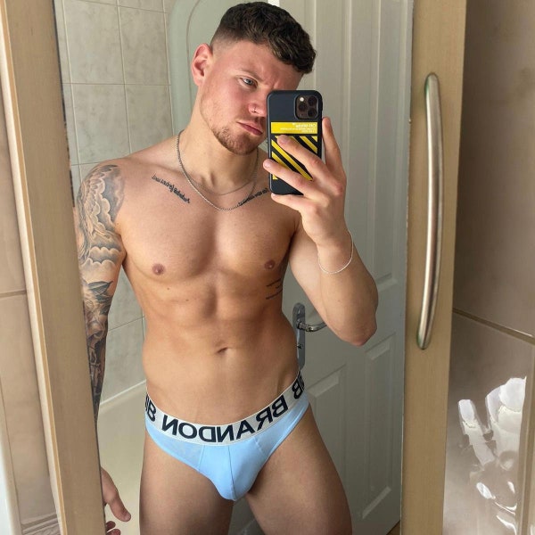 Blue Boys Brief - Gay Menswear - Gay Underwear - LGBTQIA Clothing - Trans Men - Gift for Him - Wedding Gift - Gay Pride - Gay Pride Tel Aviv