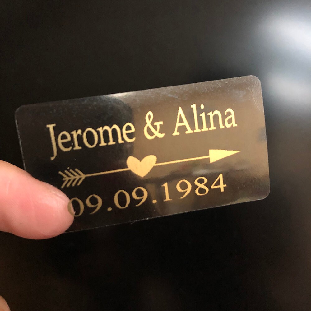 100 Personalized Wedding Bubble Labels Foil Bubble Labels - Etsy