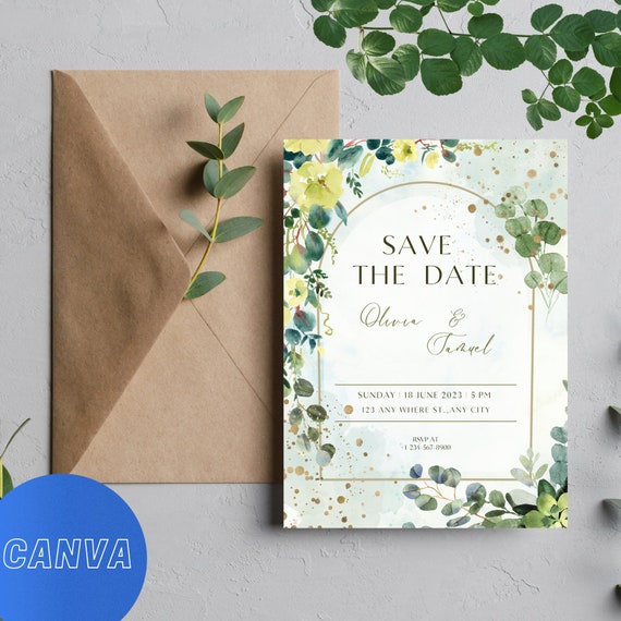 Page 18 - Customize 4,317+ Watercolor Wedding Invitation Templates Online -  Canva