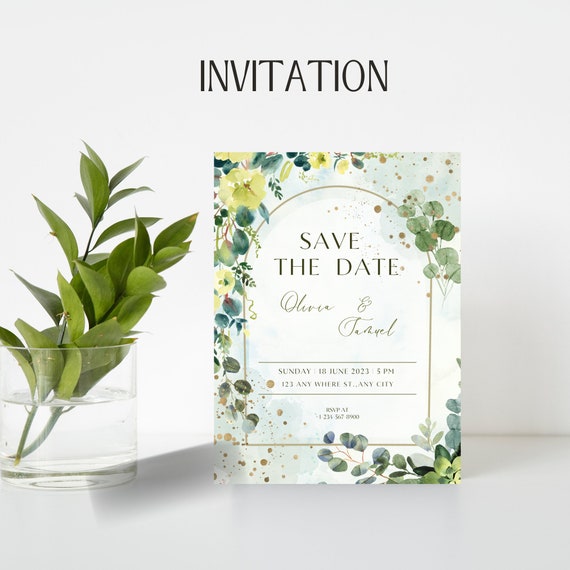 Page 18 - Customize 4,317+ Watercolor Wedding Invitation Templates Online -  Canva