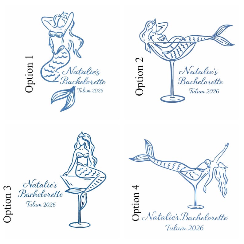 Bachelorette Slim Can Koozie | Desitination Bride | Mermaid Bachelorette Party Favors | Beach Bach Weekend | Custom Bridesmaid Can Cooler image 5