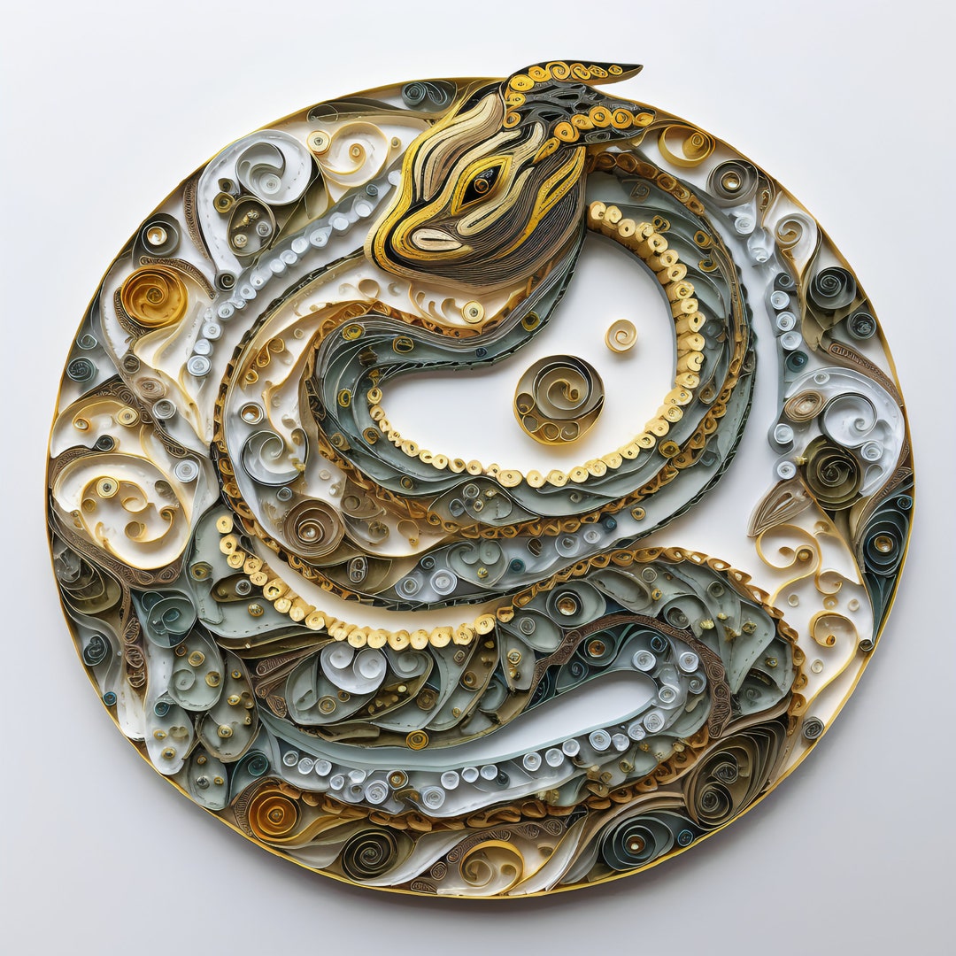 metal-snake-chinese-zodiac-print-nursery-art-children-room-wall-art