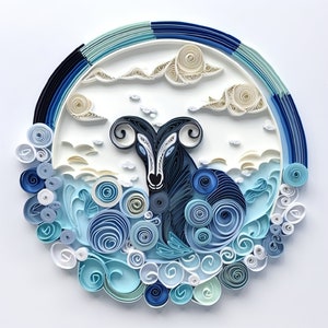 Stampa dello zodiaco cinese dell'ariete dell'acqua, arte della scuola materna, camera dei bambini, arte della parete, decorazione della scuola materna, arte del ragazzo, arte della ragazza, regalo di nascita, regalo del bambino, neonato