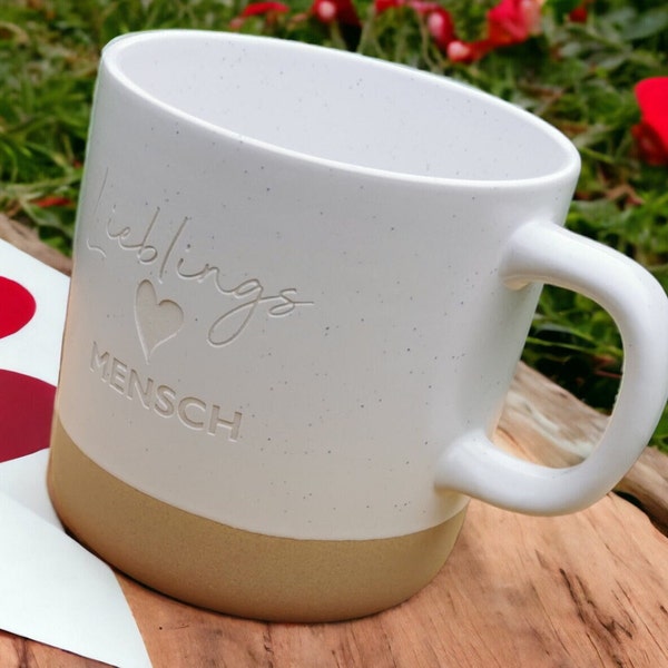 Tasse Graviert zum Valentinstag Lieblings Mensch als Geschenk zu einem besonderen Anlass | Geschenk | FREUNDSCHAFT