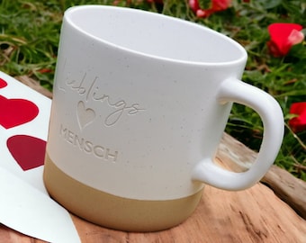 Tasse Graviert zum Valentinstag Lieblings Mensch als Geschenk zu einem besonderen Anlass | Geschenk | FREUNDSCHAFT