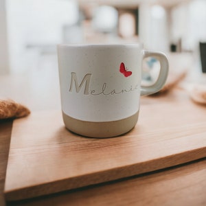 Tasse mit Gravur, Personalisiert, Geschenk, Valentinstag Frau Mann, Name, Kaffeetasse Keramik, Keramiktasse Bild 3