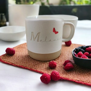 Tasse mit Gravur, Personalisiert, Geschenk, Valentinstag Frau Mann, Name, Kaffeetasse Keramik, Keramiktasse Bild 7