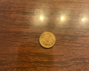 Moneda rara de 10 céntimos Malta 2019