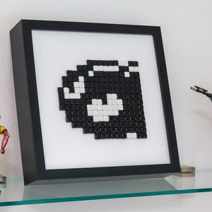 Super Mario - Kugelwilli - Pixel Glass Mosaic Mural