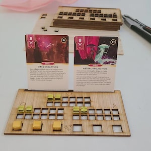 Daggerheart player board SVG for laser cutter