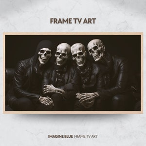 Halloween Frame TV Art Funny Skeletons Frame TV Halloween Skeletons Samsung Frame tv Funny Halloween tv Art Frame TV Art Halloween Skeletons