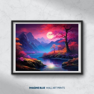 Modern Wall Art Printable Landscape Abstract Wall Art Print Digital Download Landscape Abstract Wall Decor Modern Living Room Decor