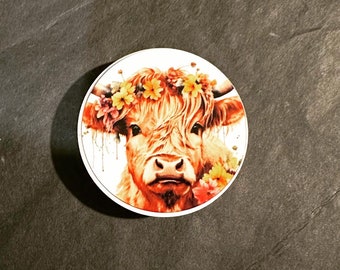 Cute cow pop sockets