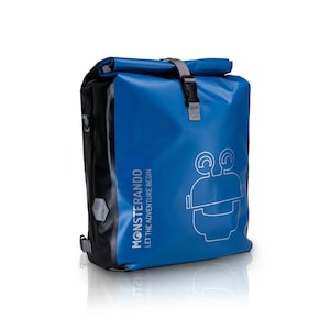 Travel-Monster 3in1 Wasserdichte Fahrradtasche – 25L Rucksack & Umhängetasche, inkl. Laptoptasche 15 Zoll
