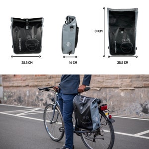 Travel-Monster 3in1 Bike Bag Plus Dein Vielseitiger Begleiter für den Alltag und auf Touren Bild 3