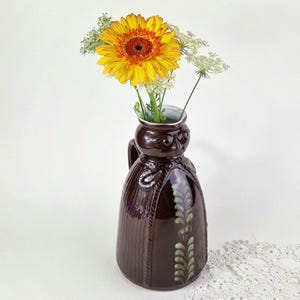 Vintage Hungarian Folk Pottery Miska Jug Retro Handmade Traditional Hungarian Folk Ceramic Vase Vintage Hungarian Miska Pitcher