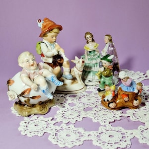 Vintage Märchen Mini Figuren Retro Gruselige Dekoration Vintage Mini Märchen Schmuck Vintage Hummel Figuren