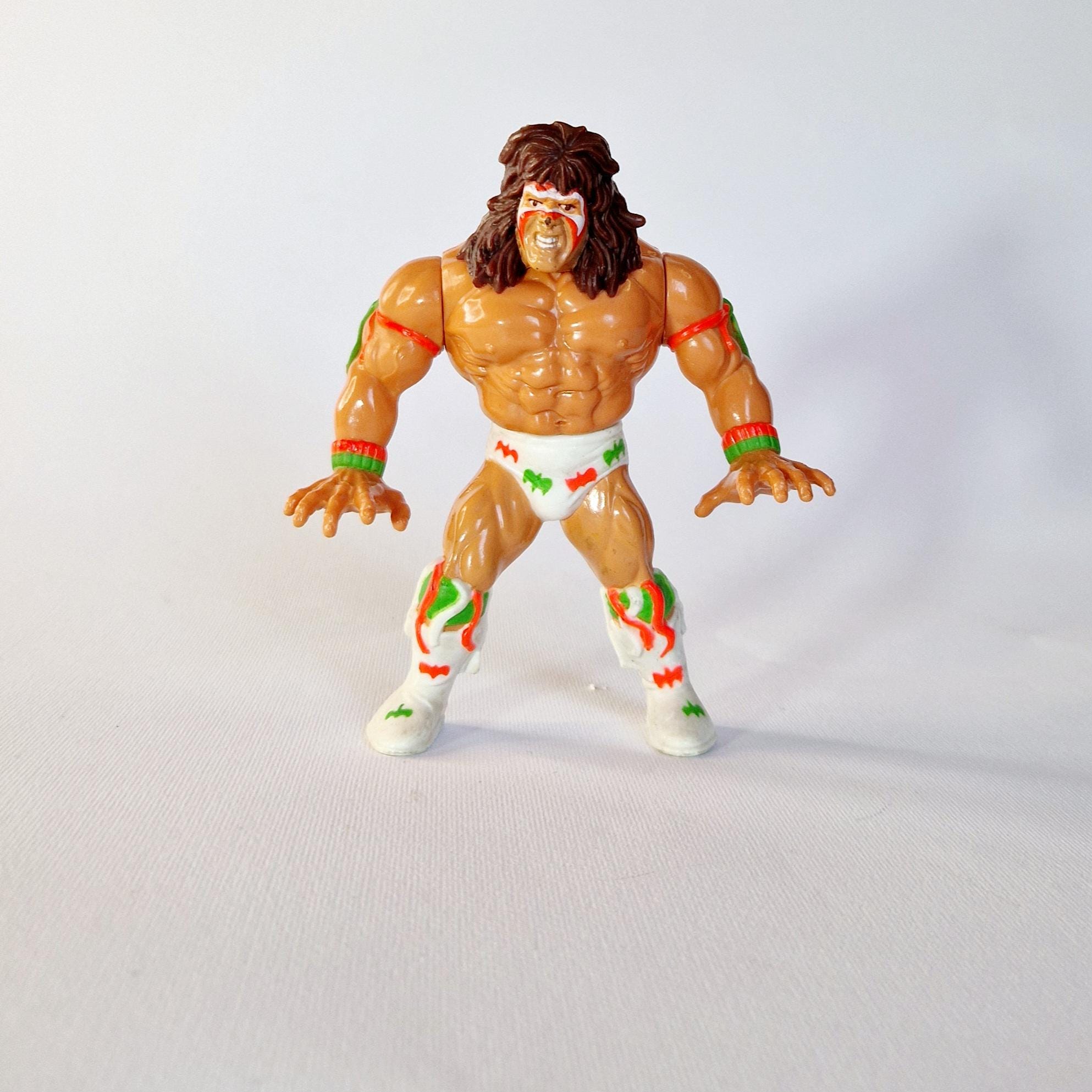 Vintage the ultimate warrior wrestler toy figure retro hasbro titan