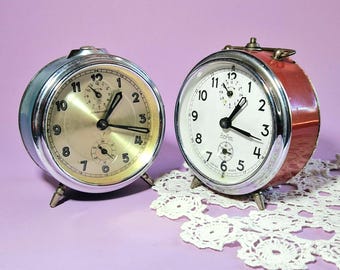 ヴィンテージチキン目覚まし時計 - 1970年代の機械式置時計 - Etsy 日本