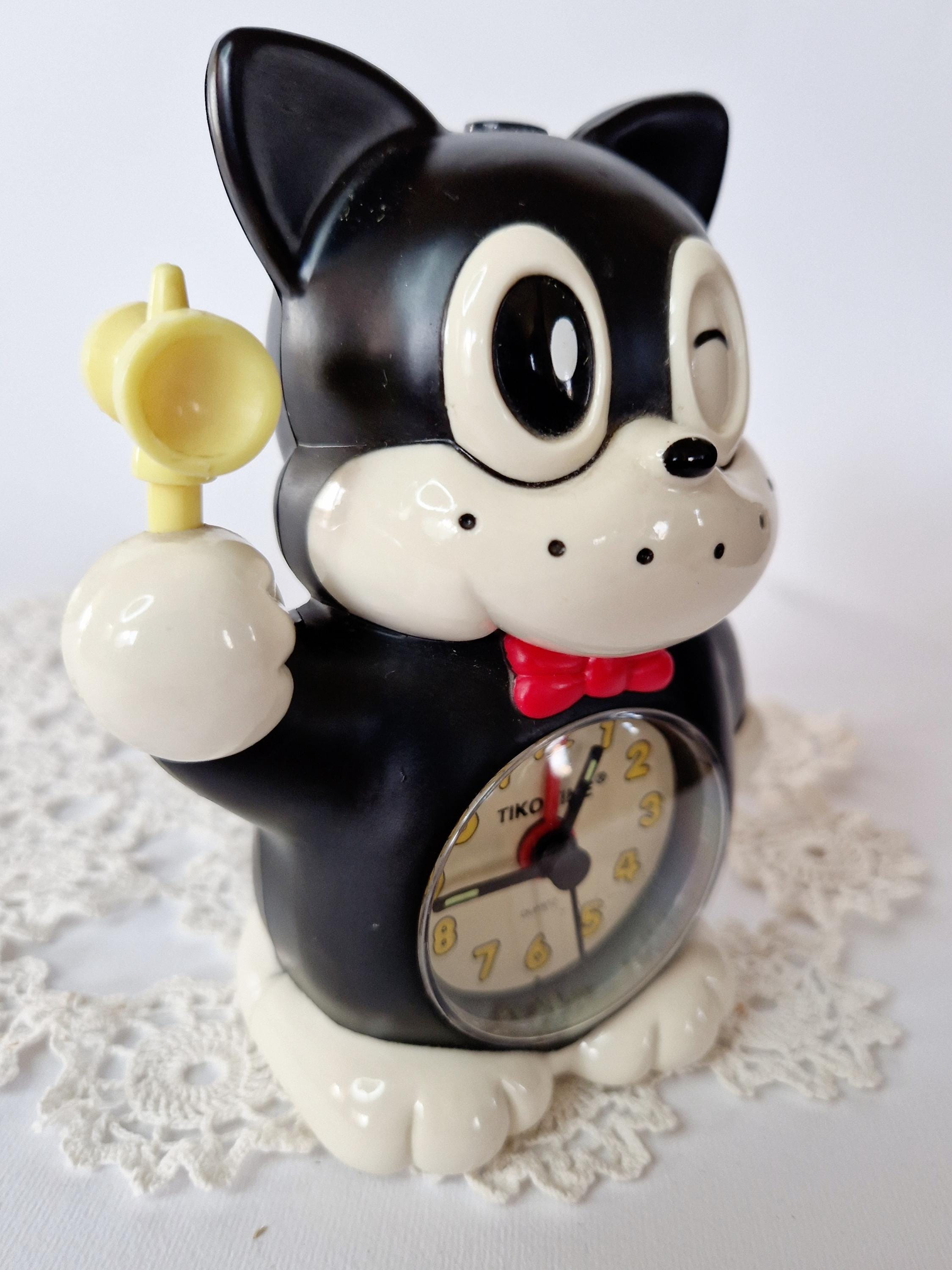 Vintage Norakuro Alarm Clock Retro Japanese Cartoon Decor Vintage