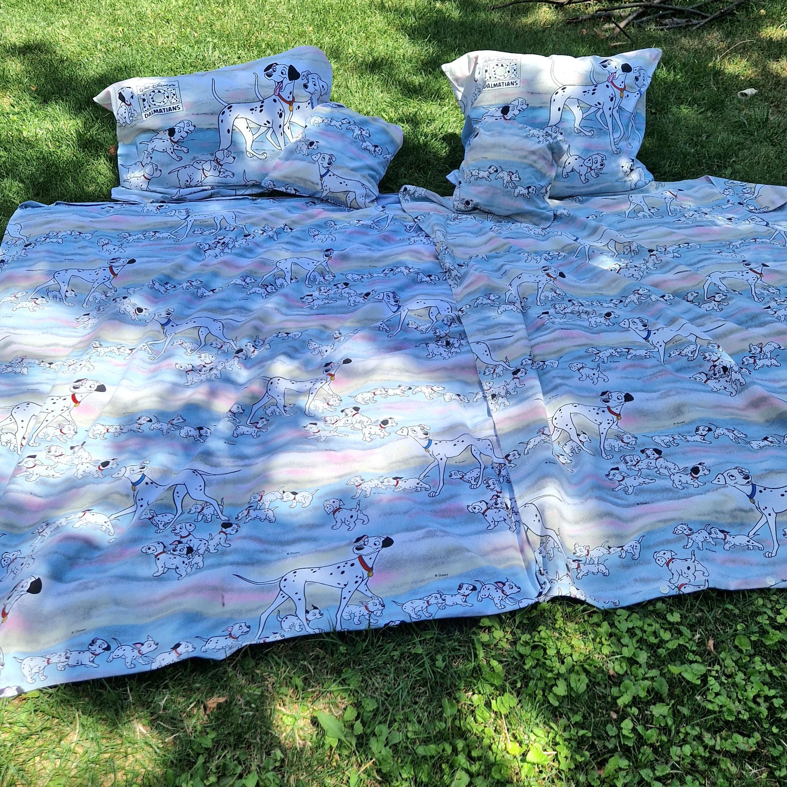 Vintage 101 Dalmatians Bed Sheet Sets Retro Disney Decor Vintage