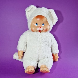 Vintage Monchhichi Doll Retro Plush Toy Vintage Japanese Monchhichi Toy Vintage Large Monchhichi Plush Vintage Large Monchhichi Plush Toy
