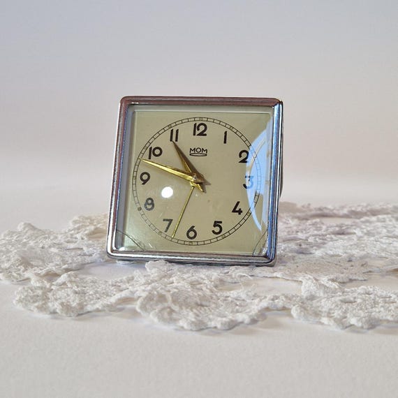 Vintage Mechanische Tischuhren Retro Uhren Vintage MOM Mechanische Uhr  Vintage Mechanische Mauthe Uhr Vintage Sammleruhr MOM - Main Image