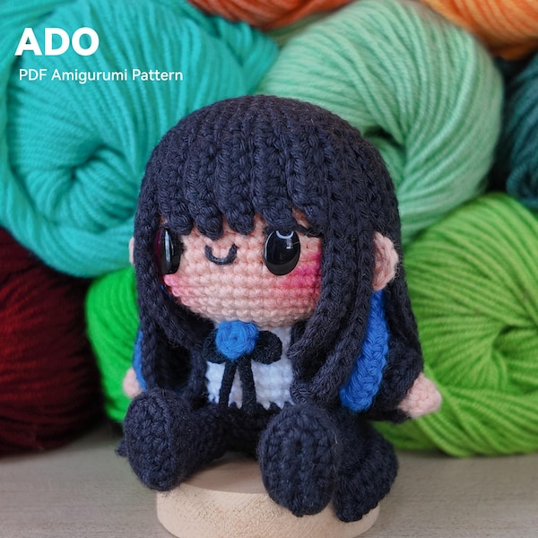 Amigurumi-idool/zanger (pdf-haakpatroon)