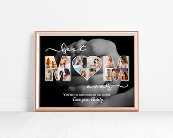 Personalized Mother Day Gift Family Print Kids Gifts for Mom,Custom Portrait Good Gift For Mom,Gift for Mom From Daughter,Grandmother Gift