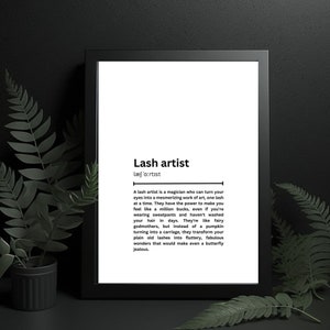 Rolig definition för franskonstnär | Rolig väggkonst för franskonstnär | Rolig väggkonst för salong | Humor för franskonstnär | Utskrivbar franskonst