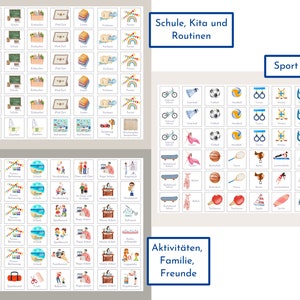 Personalized weekly plan Rainbow for children and teenagers, 288 routine cards, PDF instant download, routine plan according to Montessori image 6