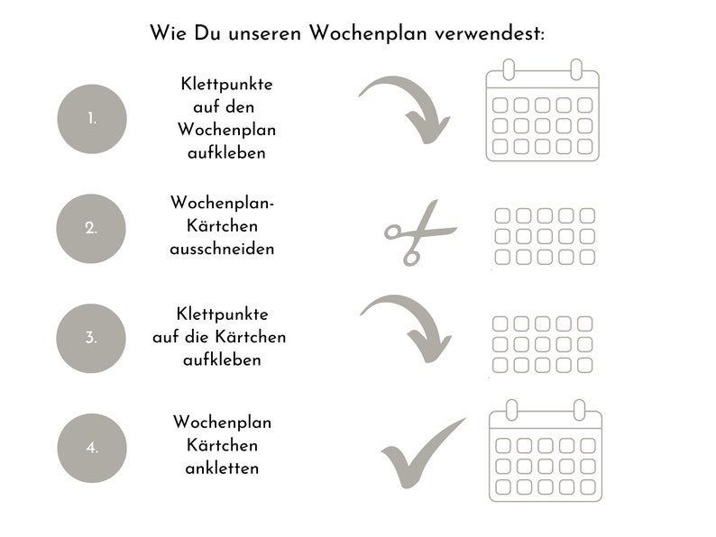 Personalisierter Wochenplan für Kinder und Teenager, 246 Wochenplan Karten, laminiert magnetisch, Klett, Geburtstag Geschenk Farben Beach Bild 9