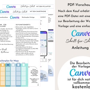 Personalized weekly plan Rainbow for children and teenagers, 288 routine cards, PDF instant download, routine plan according to Montessori image 8