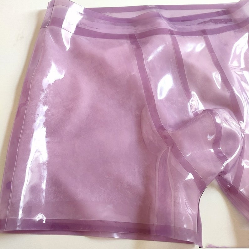 New Natural Pure Latex Underwear for Men Etsy