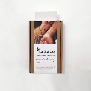 Matching Temporary Tattoo Pack