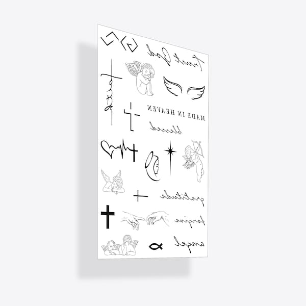 Christian Temporary Tattoo Etsy