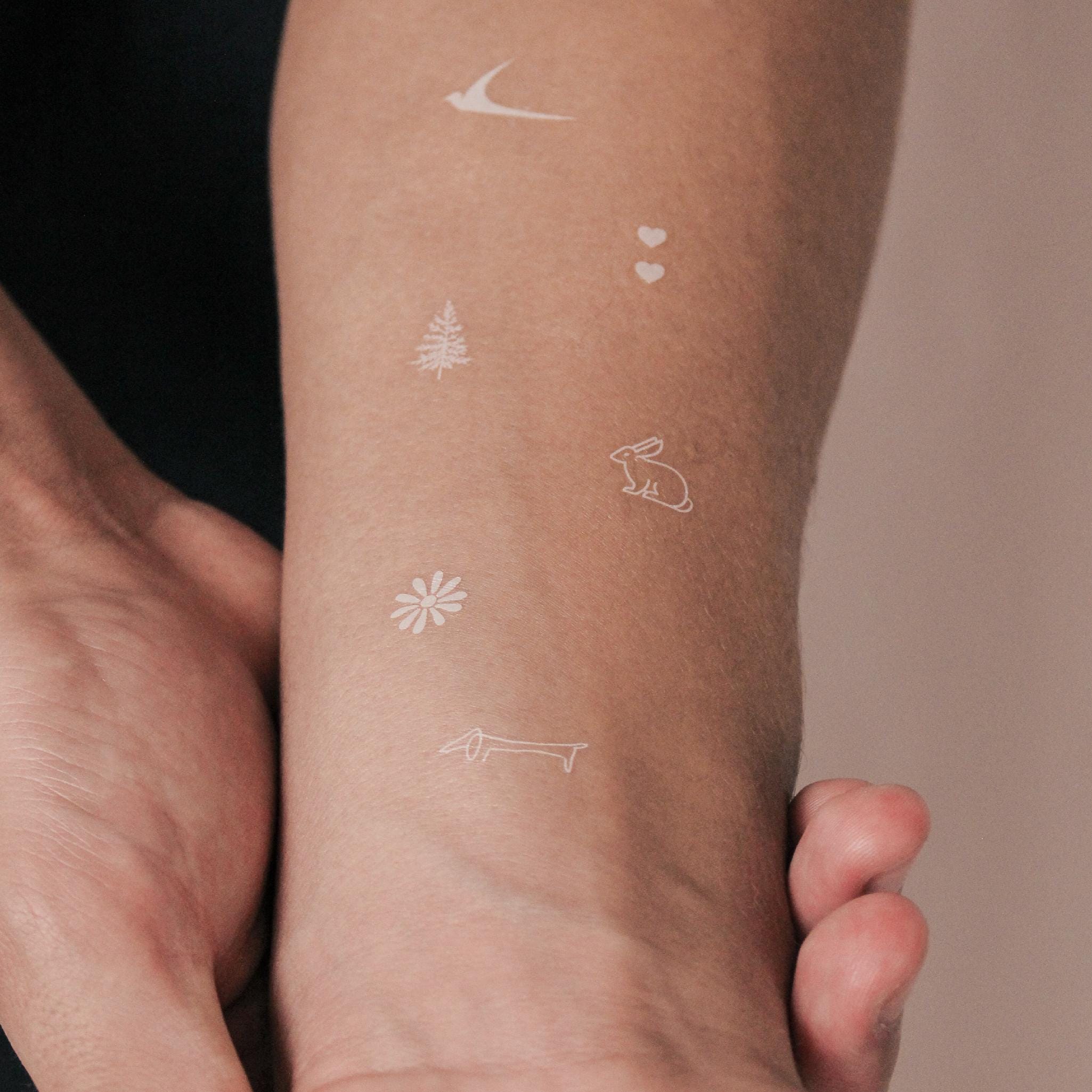 Waterdichte semi-permanente tatoeages, handen, Arabisch cijfer, Lucky 7,  tijdelijke tatoeages, vingertatoeages, gaat 1-2 weken mee, image size:2050x2050