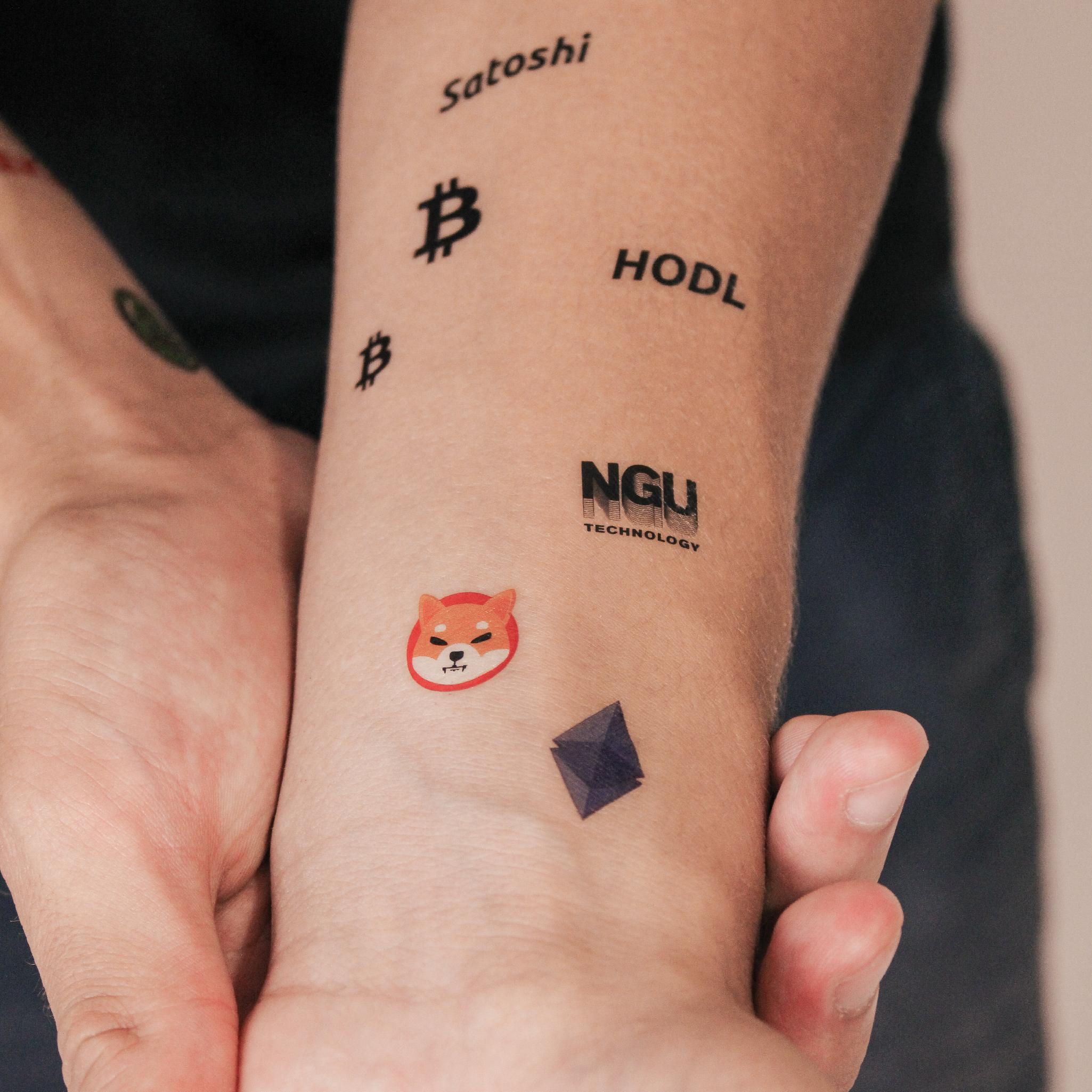 Bitcoin tattoo - Etsy 日本