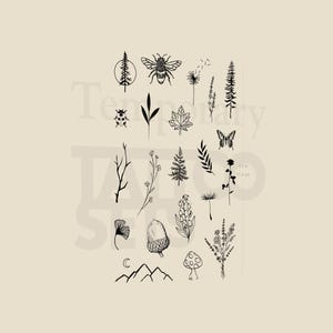 Pacchetto di tatuaggi temporanei Wild Things (set da 2)