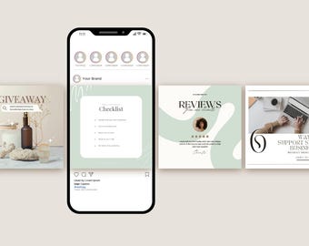 40+ Aesthetic Instagram Canva Templates for Female Entrepreneurs