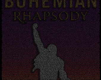 Bohemian Rhapsody (2018) Handwritten Movie Script poster