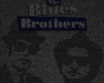 The Blues Brothers (1980) Handwritten Movie Script Poster