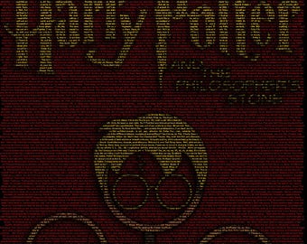 Harry Potter and the Philosophers Stone (2001) Handwritten Movie Script Poster