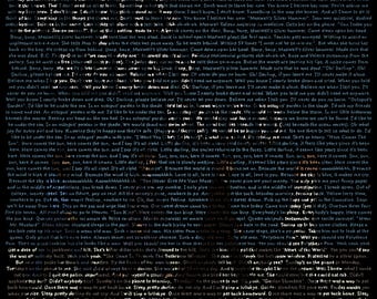 The Beatles: Abbey Road (1969) Handwritten Album Lyrics poster
