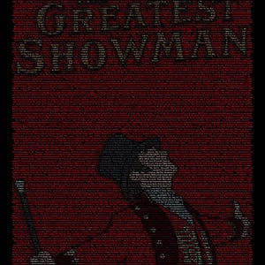 The Greatest Showman (2017) Handwritten Movie Script Poster
