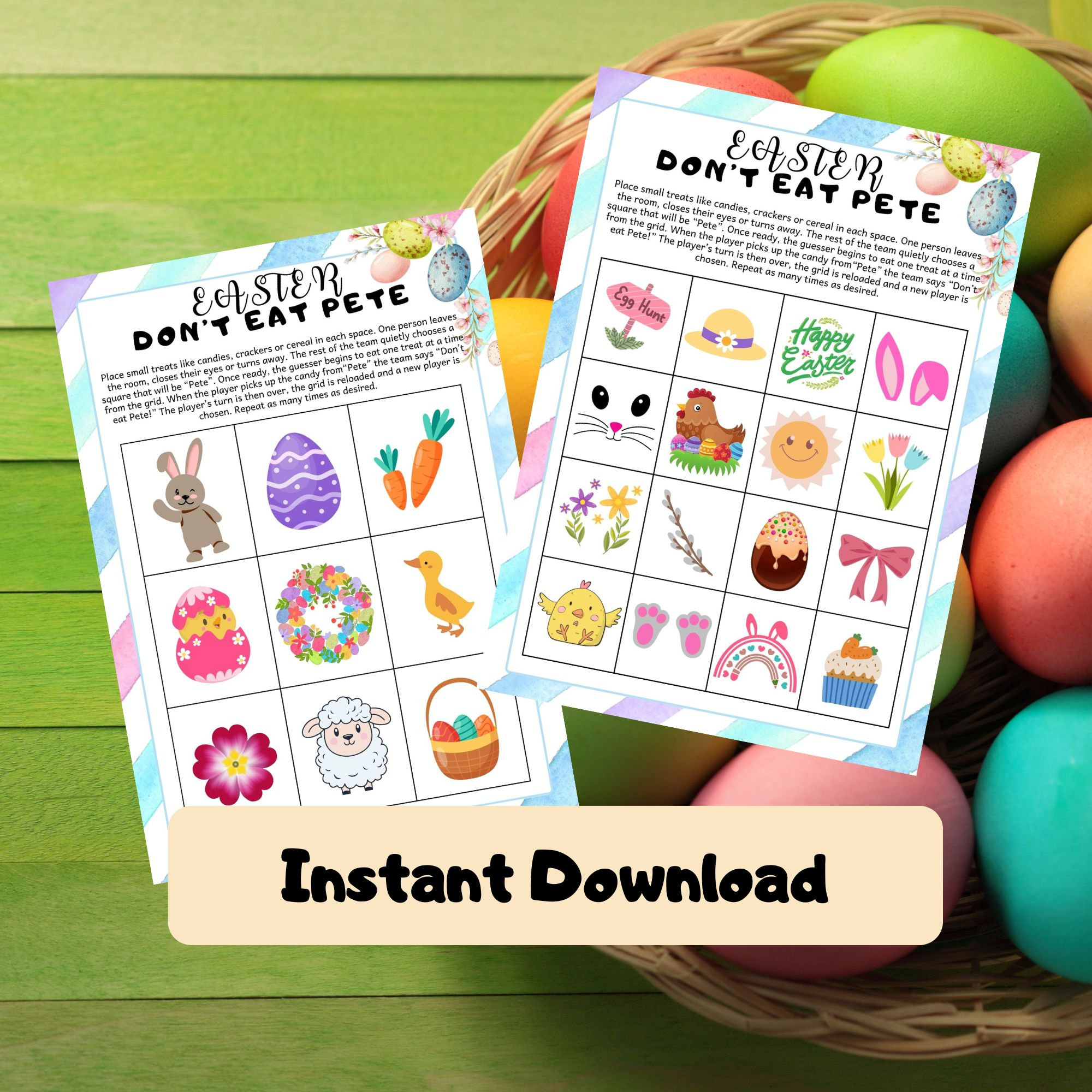 Easter Bundle Worksheets Activities for Kids Craft Set for Children ...