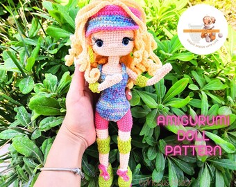 Amigurumi Doll Pattern, Crochet Doll Pattern, English PDF, Iconic Character, Amigurumi PDF, Crocheted Toy, Doll-making, Handmade Crochet Toy
