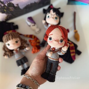 Ron Weasley Amigurumi Doll Crochet PDF Pattern, Collection Character Magical Figures