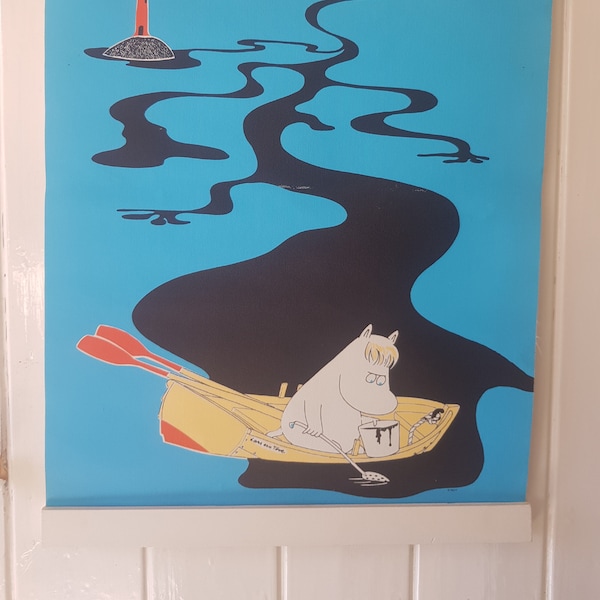 Moomin canvas wall hanging